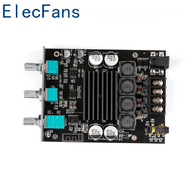 ZK-1002T TPA3116D2 Bluetooth 5 0 сабвуфер усилитель плата 2*100 Вт Высокая мощность 2 аудио стерео