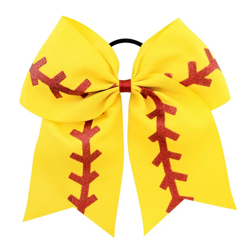 8 ''большой мягкий мяч команда бейсбол банты ручной работы ленты блестящие