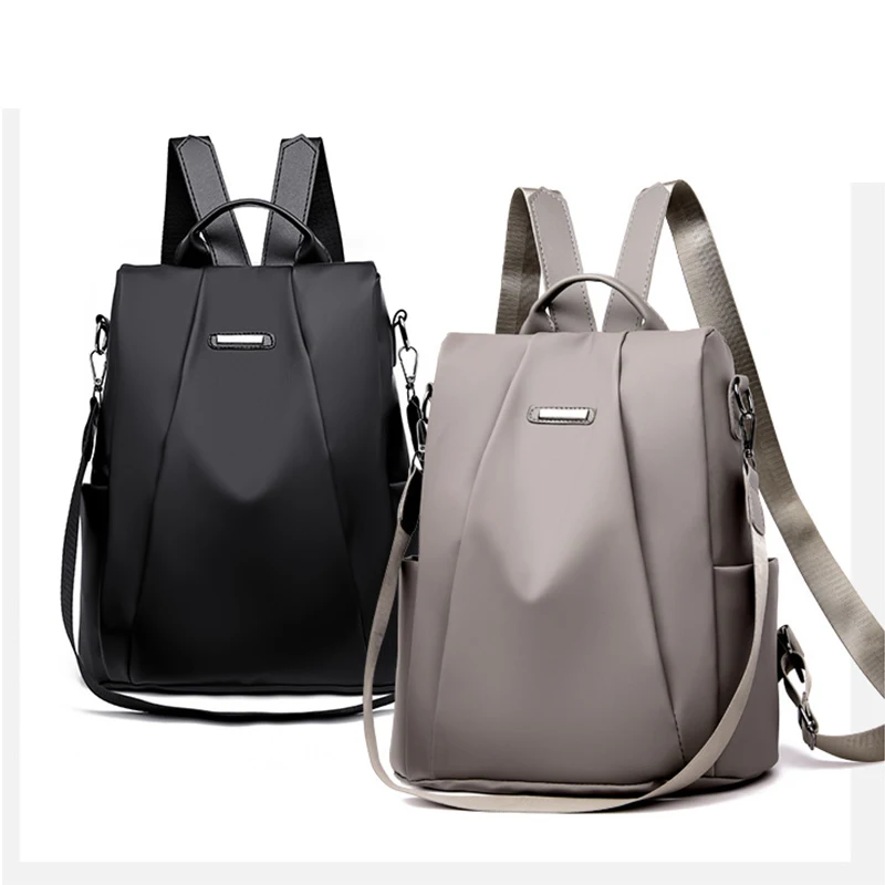 

New Ladies Backpack Korean Version of the Trend of Leisure Wild Fashion Travel Backpack Travel Bag Oxford Cloth Backpack