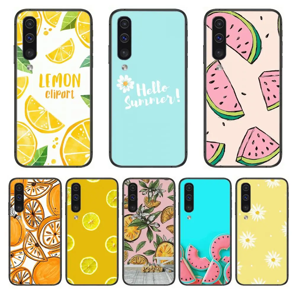Арбуз лимонное летнее время классный Чехол для мобильного телефона Корпус Samsung