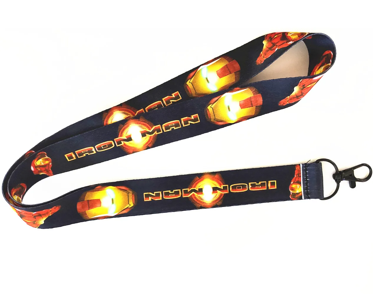 Железный человек Черная пантера брелки для ключей ремешок шеи ключевой ремень
