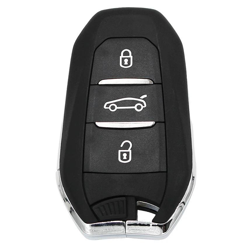 Умный дистанционный ключ DS с 3 кнопками 433 МГц чип 7945 для Peugeot 508/Citroen C4 экстренным