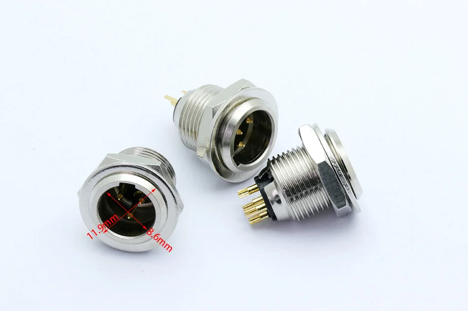 1 шт. мини разъем XLR, гнездо, авиационный разъем микрофона, цинковый сплав+ медные контакты с позолоченными, 3 4 5 контактов
