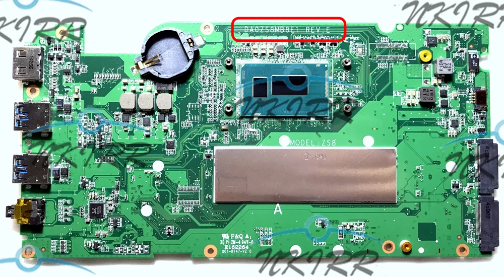 DA0ZS8MB8E0 DA0ZS8MB8E1 ZS8 NBMQP11003 NBMQP11004 NBMQP11005 i7 Процессор 8 Гб DDR3 Оперативная память