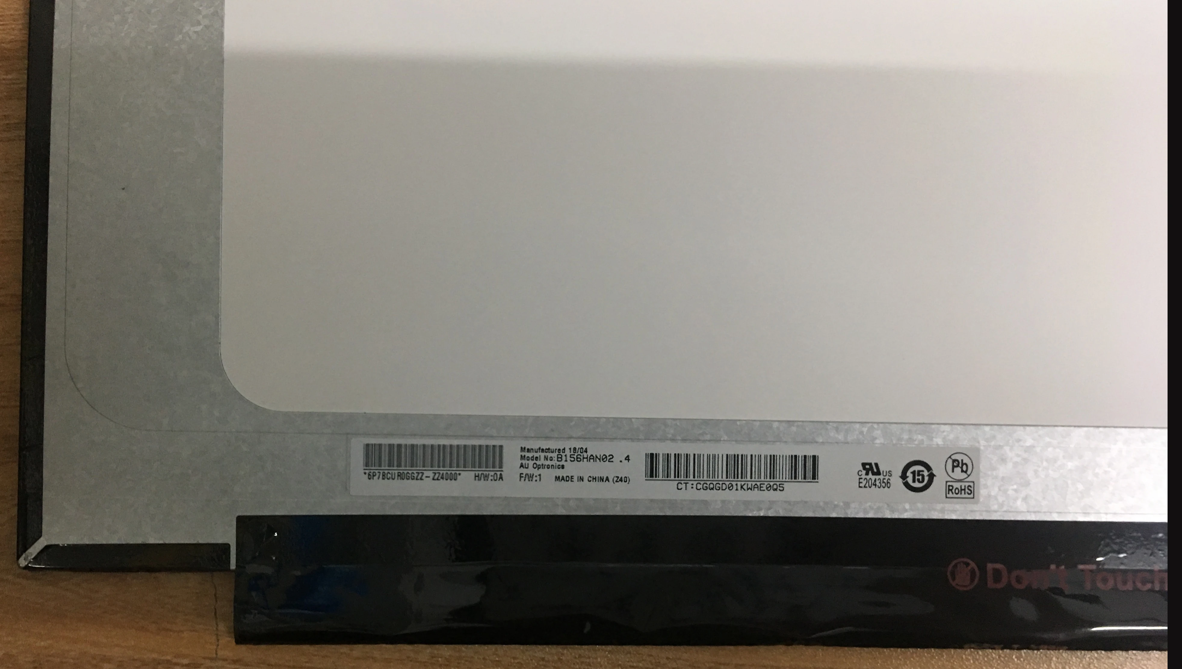Тестированный класс A+++B156HAN02.4 ЖК-экран IPS 1920*1080 EDP 30 контактов ноутбука 16,7 миллионов цветов 100% RGB 72% вкл.