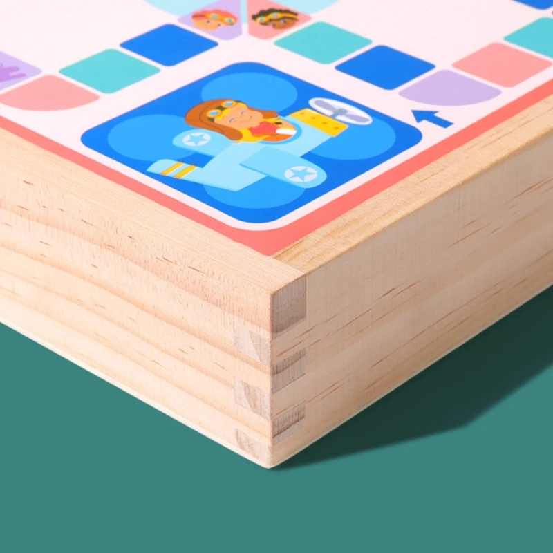 

Chinese Checker Set Wooden Educational Board Classic Strategy Kids Family Game Pieces Chess Toys Children Gift Dropshipping