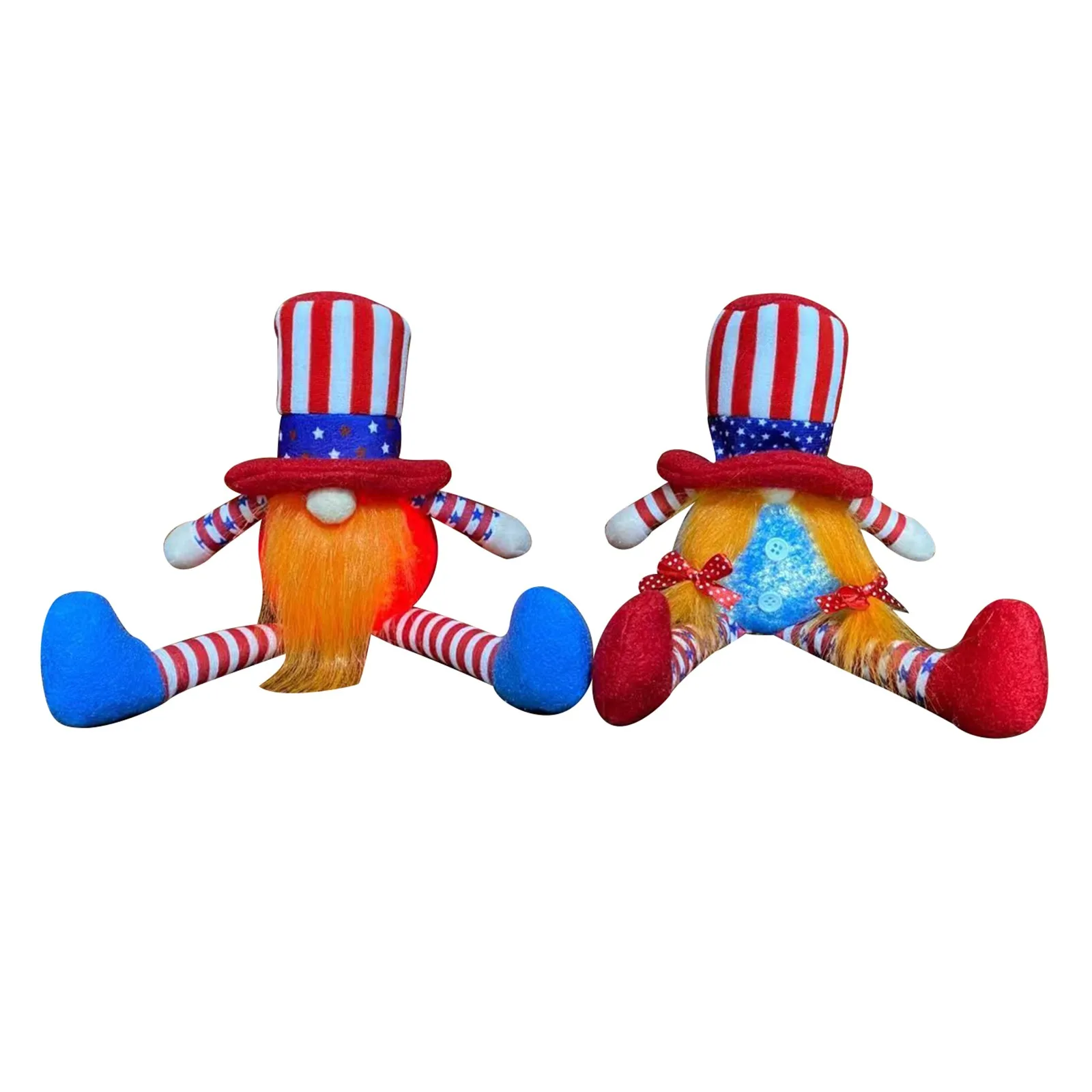 

Plush Toys Independence Day Decor Long Legs Long Hat Dwarf Creative Doll Home Holiday Desktop Decoration Gift For Kids Adult Toy