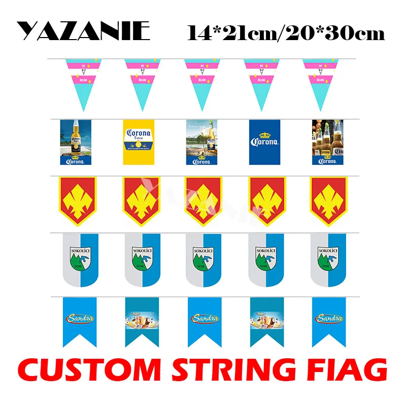 YAZANIE 14*21 см/20*30 см/30*40 см флаг на заказ с логотипом, охотничий флаг на заказ, вечерние рекламные украшения для мероприятий