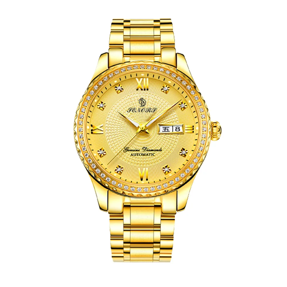 

SENORS Luxury Cheap Men Watch 22k Gold` Automatic Watch for men