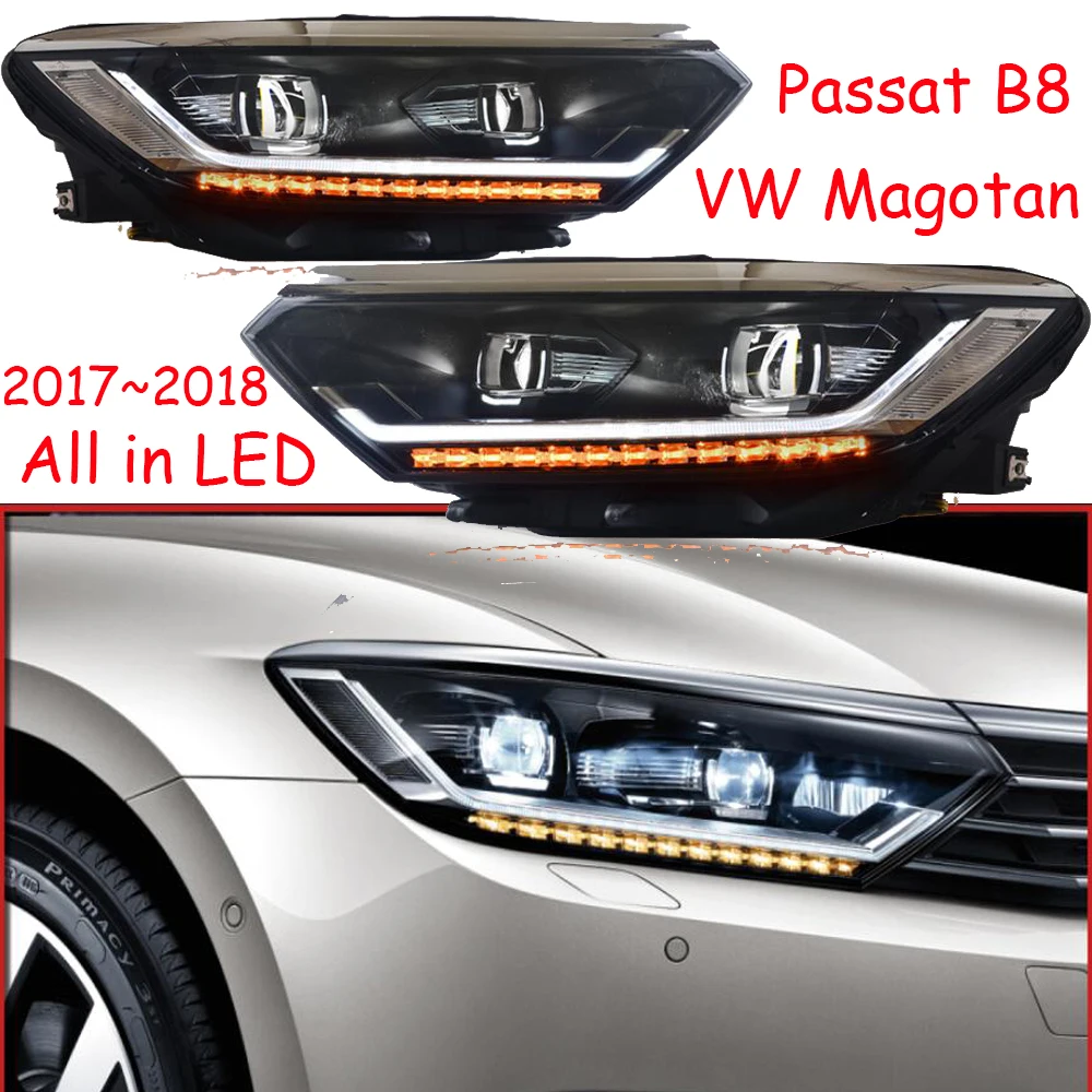 2017 ~ 2019 автомобильный бупмер головной свет для Magotan Passat B8 фара Cruiser автомобильные