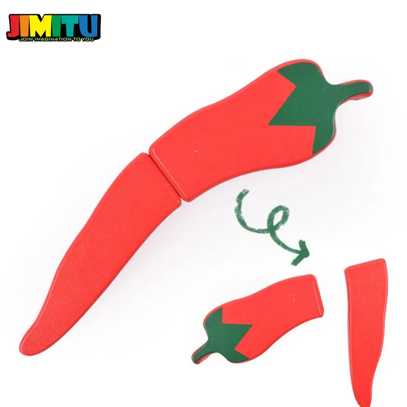 JIMITU деревянная детская кухня ролевые игры игрушки для резки овощей миниатюры еды