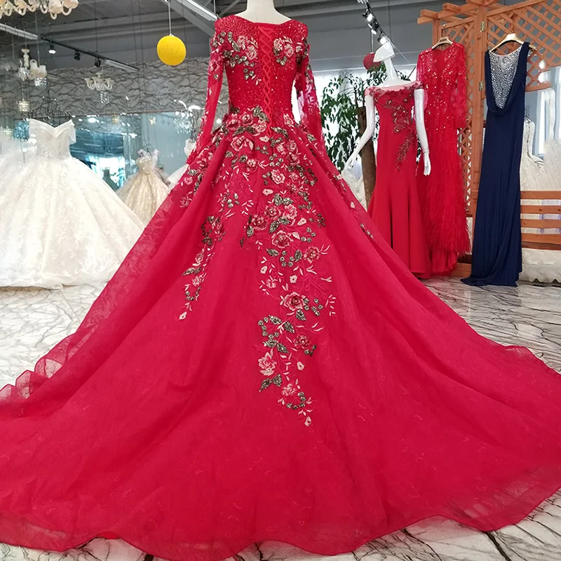 LS1178 цвет кружева цветы красивое платье быстрая доставка из Китая длинный рукав