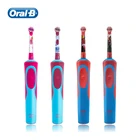 Электрическая зубная щетка Oral B Kid 2D , перезаряжаемая Индуктивная Водонепроницаемая вращающаяся зубная щетка , мягкая, зубная щетка со щетиной