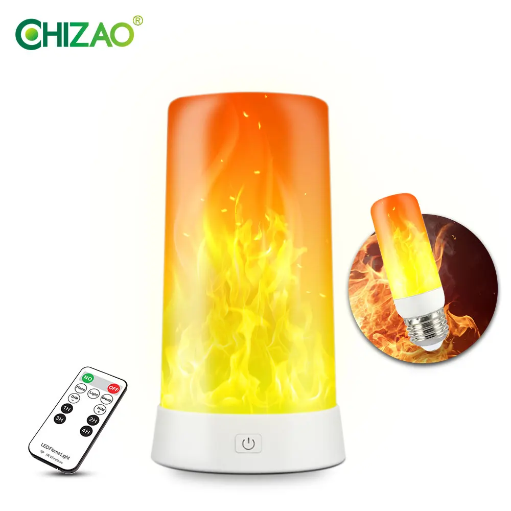 CHIZAO светодиодный светильник с эффектом пламени реалистичный украшение