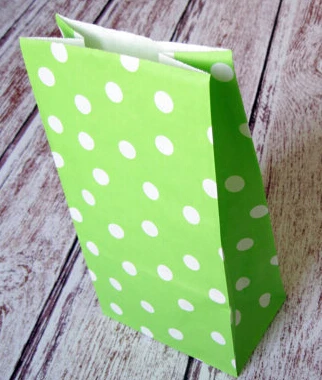 Оранжево-зеленые сумочки в горошек для вечеринок-сумочка подарка на свадьбу и