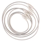 Цепочка для ключей, из нержавеющей стали, 20 шт.лот