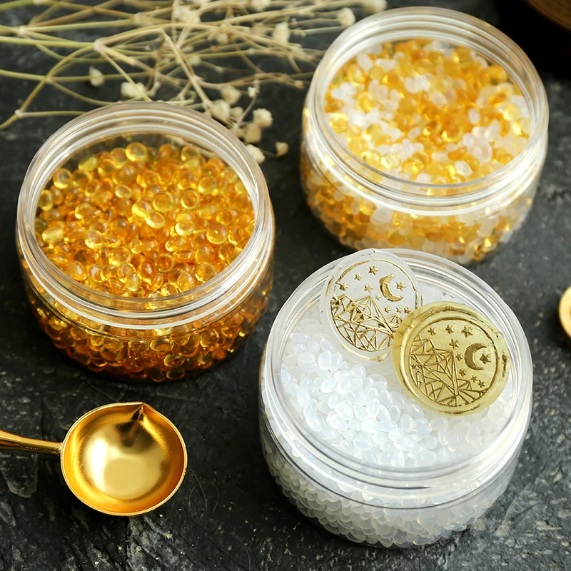 Sello de cera de grano transparente, lacado, cera de grano, sello de cera de boda, herramienta de fabricaci&oacute;n-1
