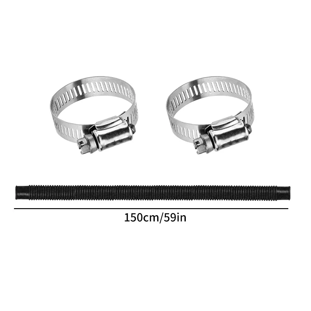 

Black Swimming Pool Replacement Hose Set Long Filter Swimming Pool Pump Replacement Hose Filter Pump Hose For Pool Pump Filter