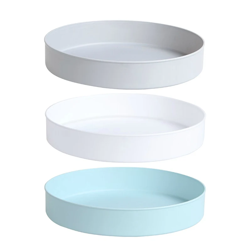 

New 360 Rotation Non-Skid Seasoning Tray Rack Kitchen Cabinet Lazy Turntable Multifunctional Storage Tray Bathroom Storage Tools