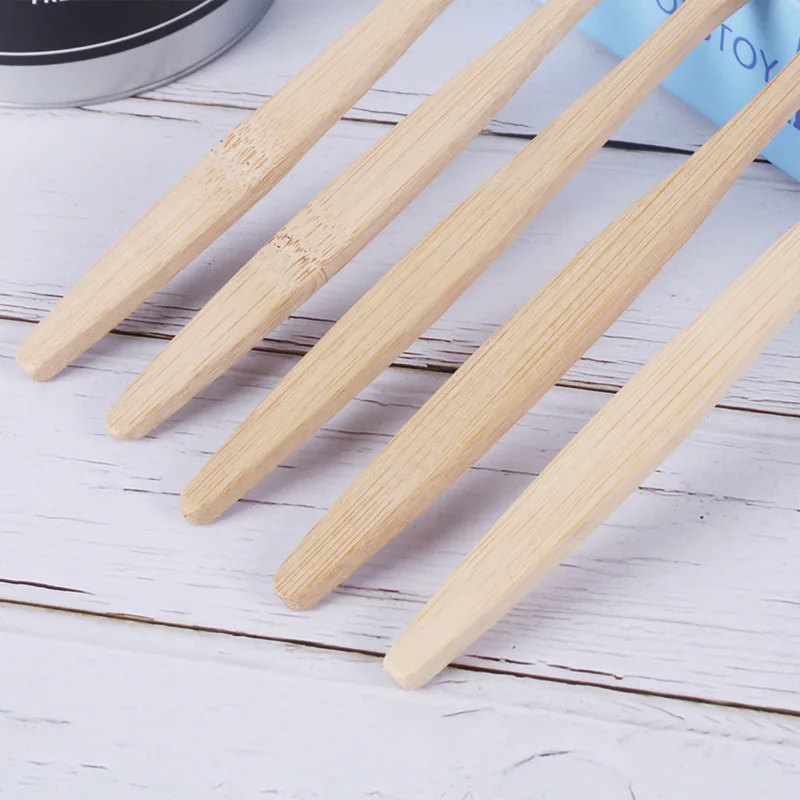 Зубная щетка из бамбукового угля 1 шт. для здоровья полости рта низкоуглеродистая