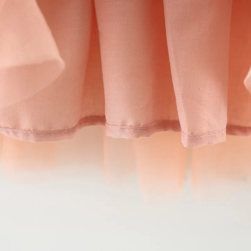 Платье принцессы с длинными рукавами для маленьких девочек Одежда новорожденных