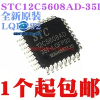 2pcs stc12c5608ad 35i lqfp32 32 feet microcontroller in stock 100 new and original