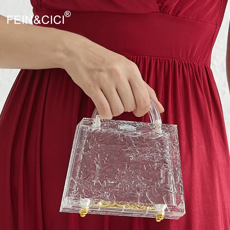 Прозрачная Сумка тоут прозрачная акриловая ПВХ пластиковая сумка EVA ice box Женская