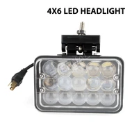 free ship 2pc 45w 4x6 led headlight for tractor accessories lamp 24v truck led lights interior led car headlamp