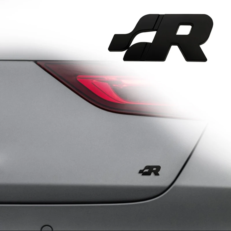 Автомобильная Наклейка металлическая эмблема для VW Volkswagen SR R32 R36 GOLF Polo Tiguan Jetta Passat