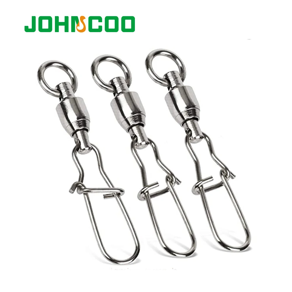 Набор рыболовных вертлюгов JOHNCOO 10 шт|Рыболовные крючки| |