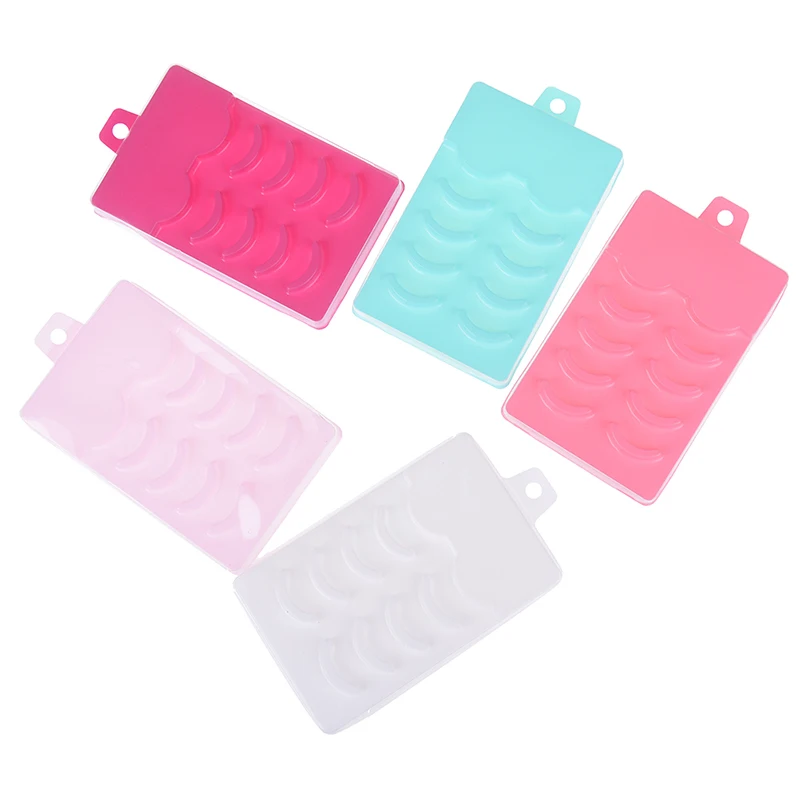 Новый ящик для хранения ресниц Пластиковый пустой футляр Контейнер держатель 5