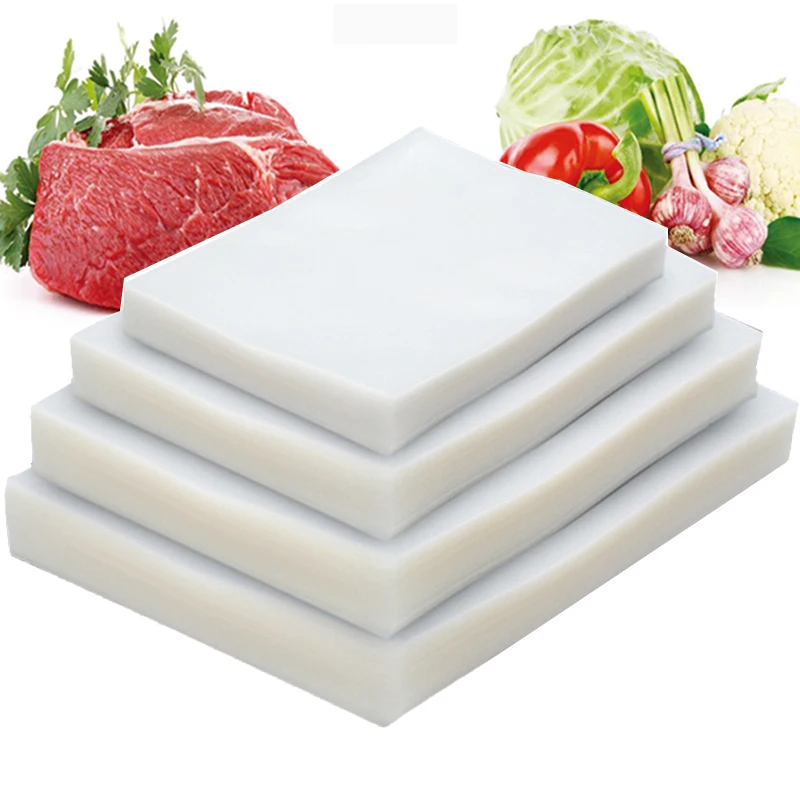 100 шт./лот вакуумные пакеты для пищевых продуктов упаковочная машина