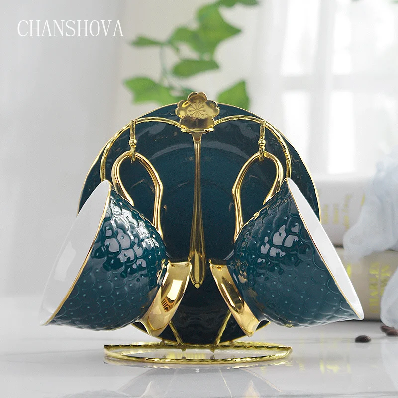CHANSHOVA в скандинавском стиле пигментированная фарфоровая кофейная чашка с