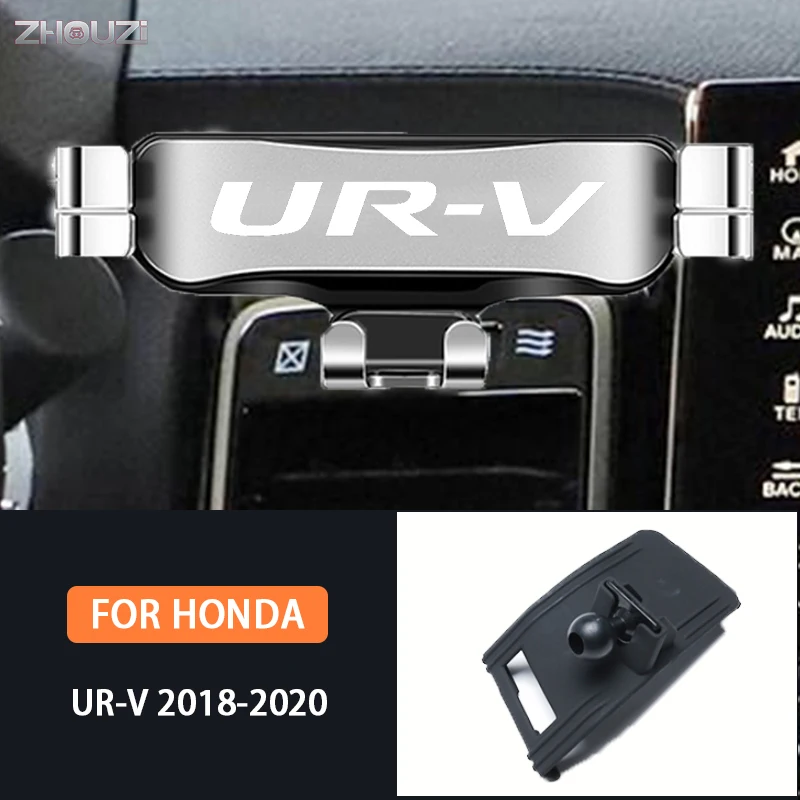 

Car Mobile Phone Holder Air Vent Mounts GPS Stand Gravity Navigation Bracket For Honda URV UR-V 2018 2019 2020 Car Accessories