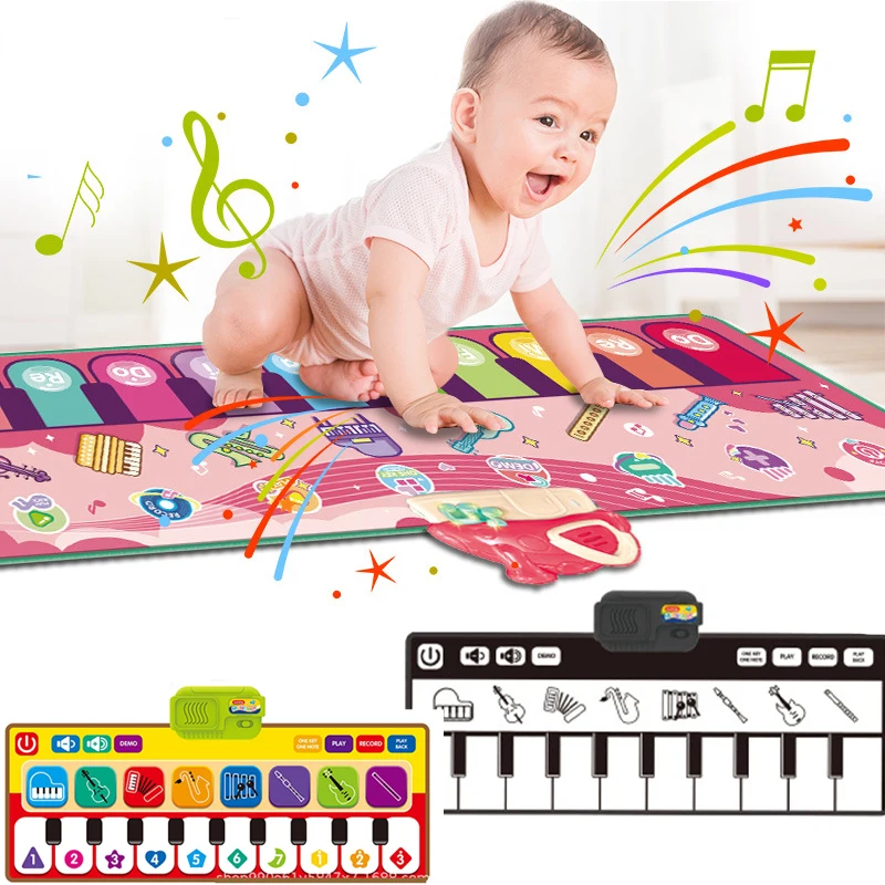 

5 Styles Big Size Baby Musical Mat Toys Piano Toy Infantil Music Playing Mat Kids Early Education Learning Children Gifts