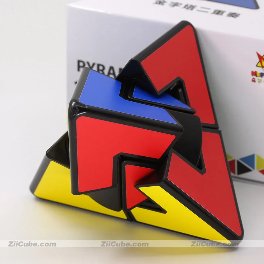 Магический куб головоломка meфорты и MoYu Pyuaminx duo Пирамида двойной пираморфик