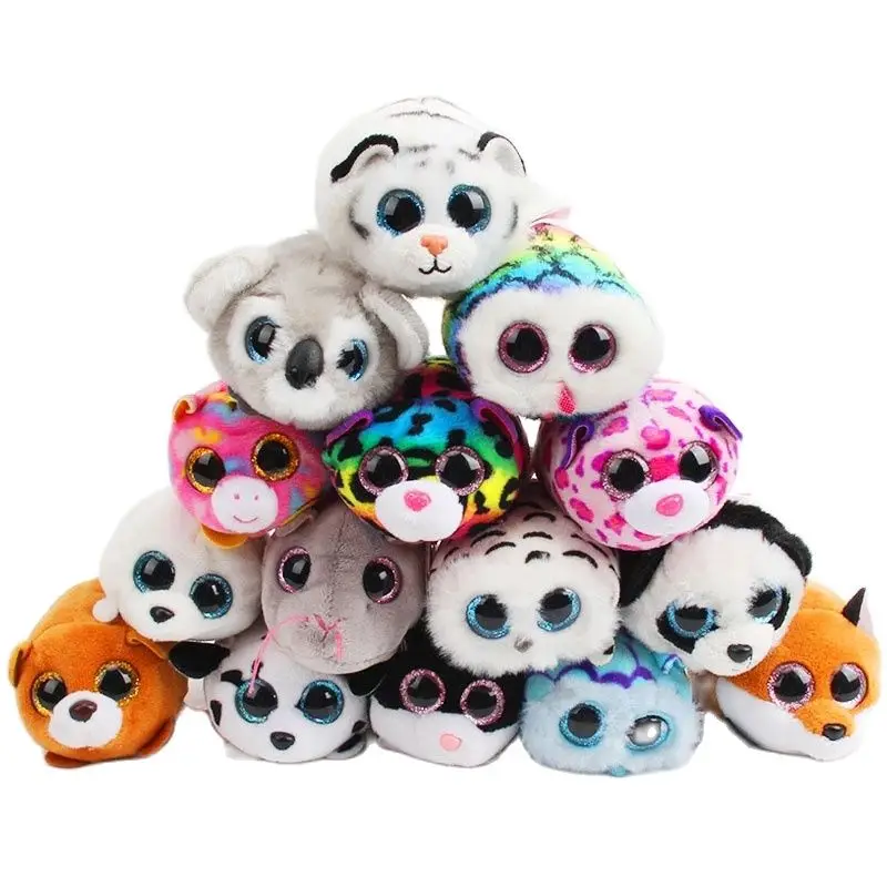 

Ty Beanie Boo's Big Eyes Plush Toy Mobile Phone Screen Wipe Crocodile Giraffe Owl Mouse Collection Doll Child Birthday Gift