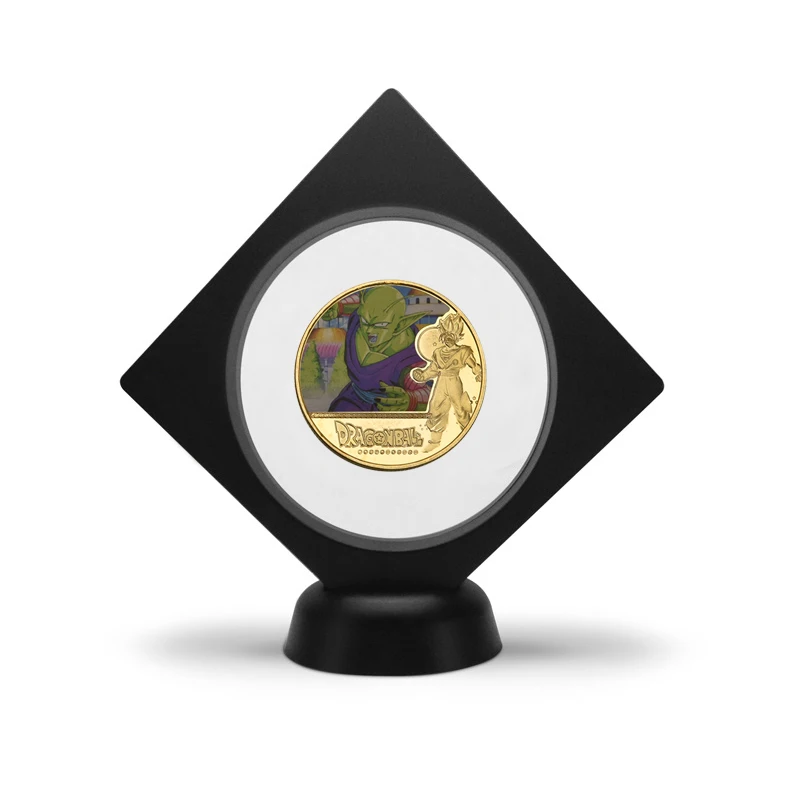 coin1 with holder 5 шт. WR Dragon Ball позолоченные Коллекционные монеты с держателем для монет японский набор монет медаль подарок Прямая поставка - Цвет: coin1 with holder