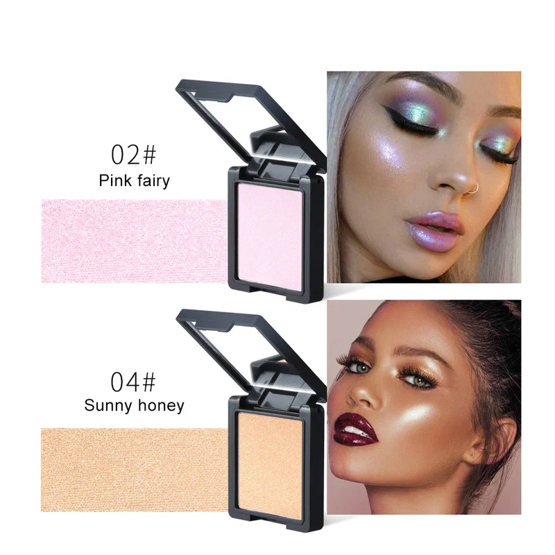 Хайлайтер макияж Мерцающий Порошок хайлайтер палитра база осветитель изюминка
