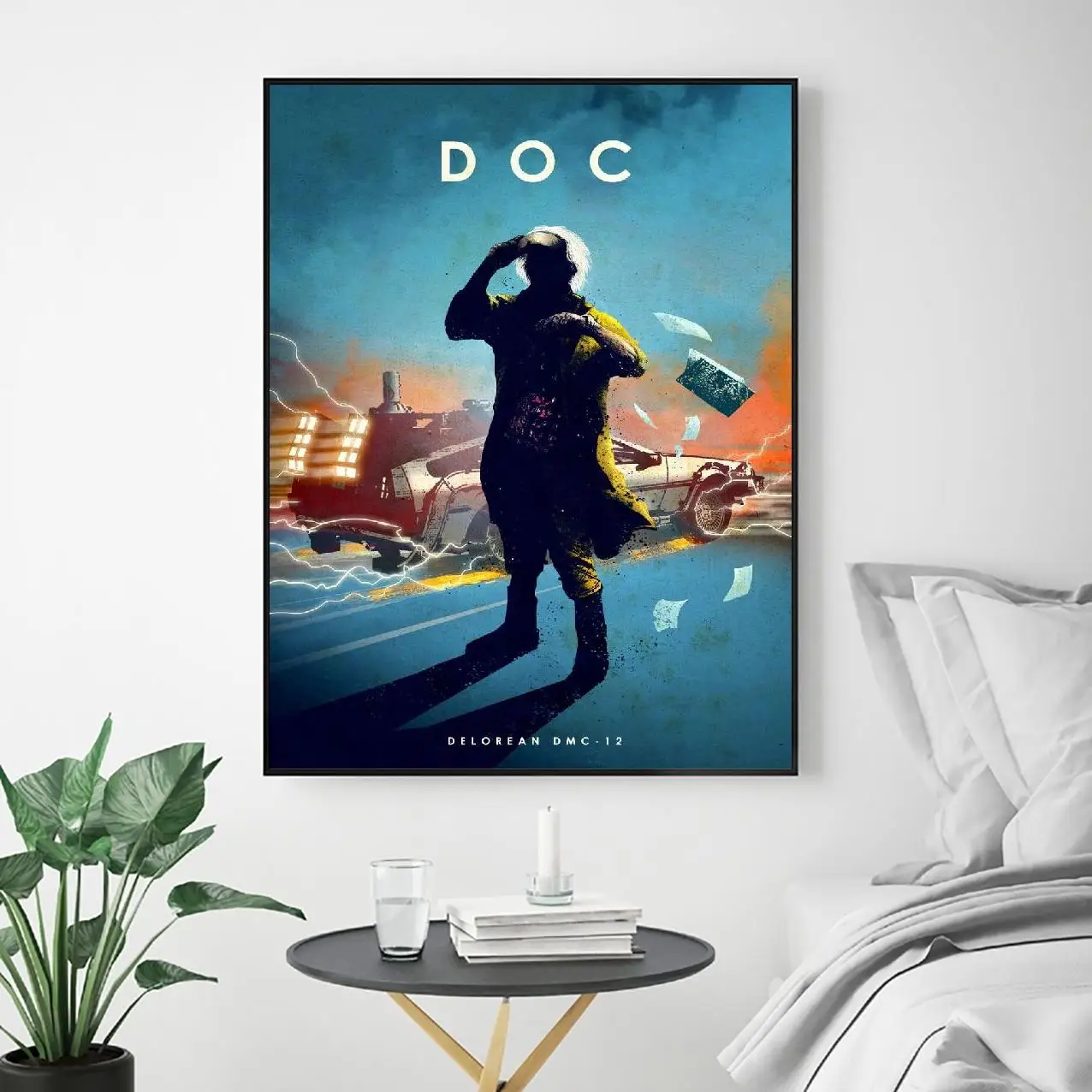 Картина на холсте Doc художественный постер с изображением автомобиля Настенный