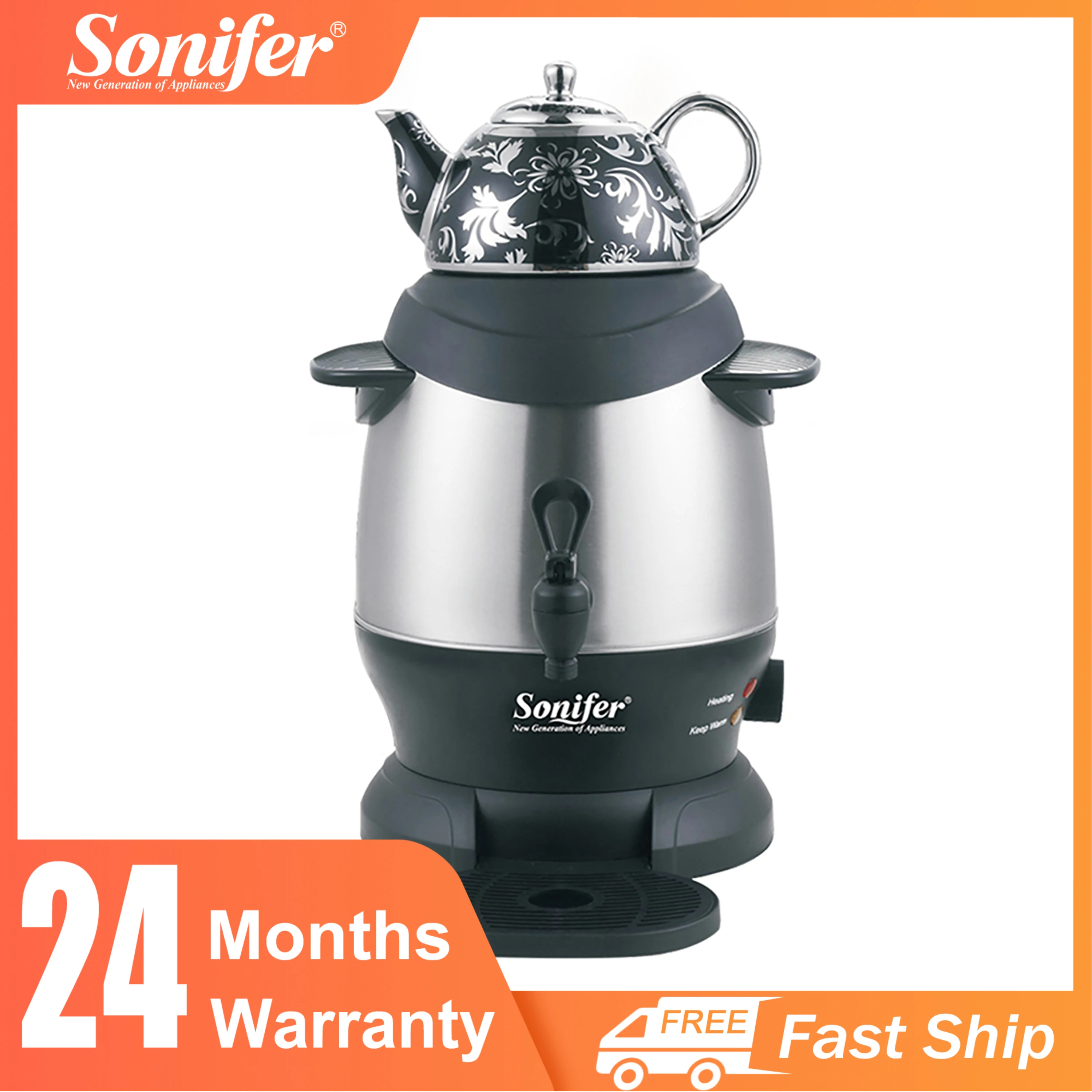 3л керамический электрический чайник из нержавеющей стали большой размер