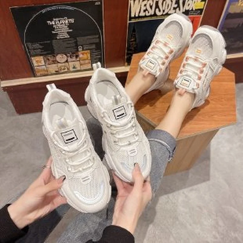 

Women's Sports Shoes Fashion Women's Sneakers 2021 Thick-soled Comfortable Women's Shoes Women Chunky Sneakers Zapatillas Mujer