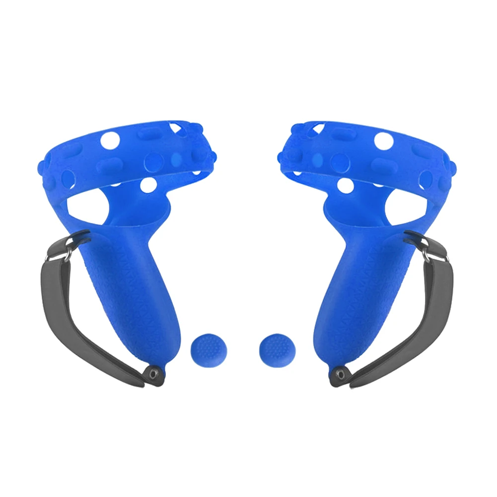 

2x Silicone Protective Cover Controller Handle Grip Sleeve Kit Protective Case Handle Grip for Oculus Quest 2 VR