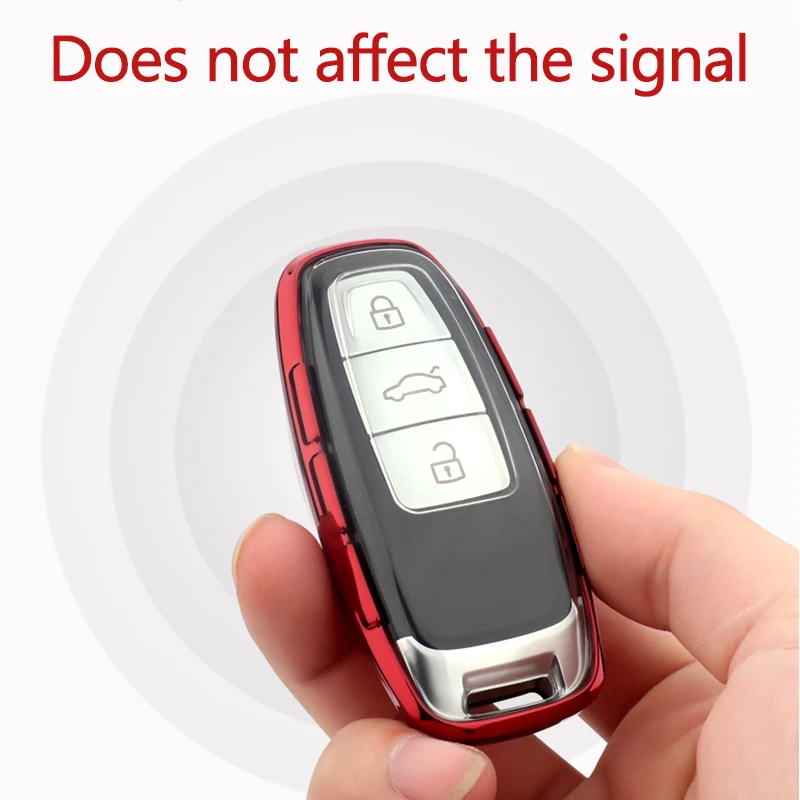 Мягкий ТПУ чехол для ключа автомобиля Quicksand защитный ключей стильные