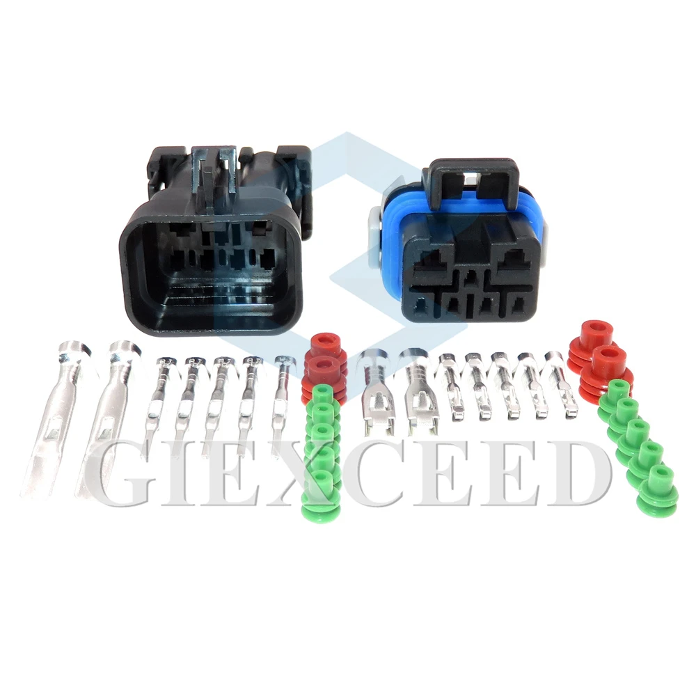 

1 Set 7 Pin 12052200 Automobile Wire Harness Composite Connector 12059472 1.5 2.8 Series Waterproof Socket