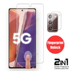 2 в 1 для Сань Син Galaxy Note 20 ( 5G4G) объектив камеры пленочная  Защитная пленка для экрана Защитная HD из закаленного стекла