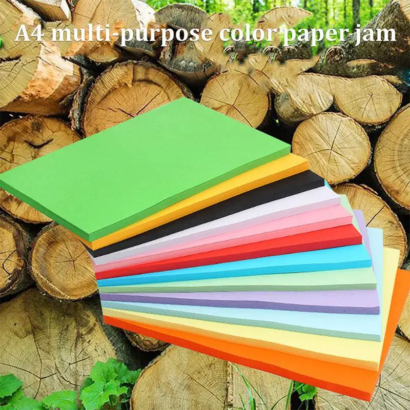 

Coloured Printer Paper Stationery Printing Writing Cardstock Office Supplies 160gsm A4 100pcs Premium Universal