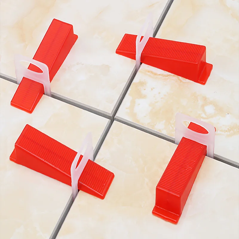 100 шт. система выравнивания плоских пластиковых напольных плиток