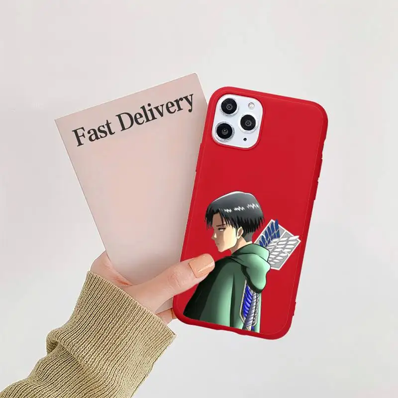 

0 Attack On Titan Japan anime Phone Case Candy Color for iPhone 6 7 8 11 12 s mini pro X XS XR MAX Plus