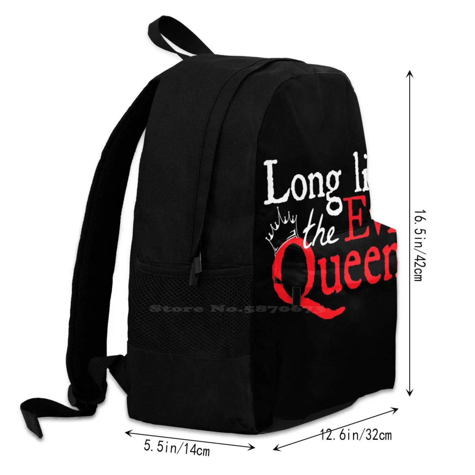 The Evil Queen Лидер продаж Школьный рюкзак Модные сумки Long Live Eq Ouat Ounce Oncer Regal